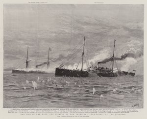 The War in the East, the Sinking of the Transport Kow-Shing by the Japanese